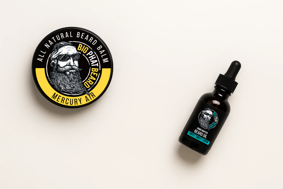 Big Phat Beard Mercury Air and Sweet Sweet Lovin beard oil - Premium Irish Beard Care Products